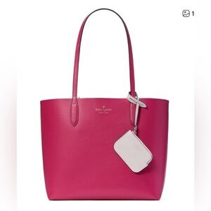 Kate Spade Ava Reversible Tote in Plum Wine
